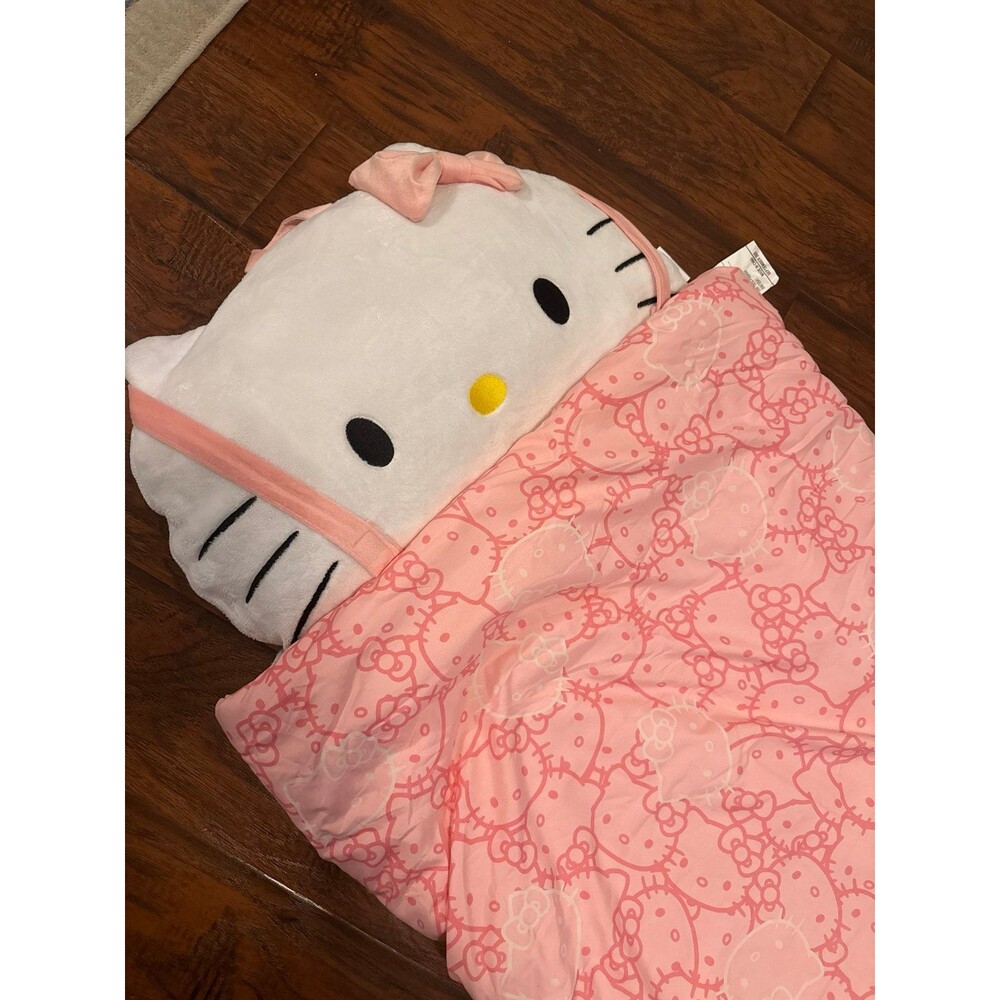 Hello Kitty Kids' Glow in the Dark Sleeping Bag Pink - Picture 4 of 7